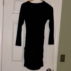 SHEIN Classic Black Long Sleeve Dress
